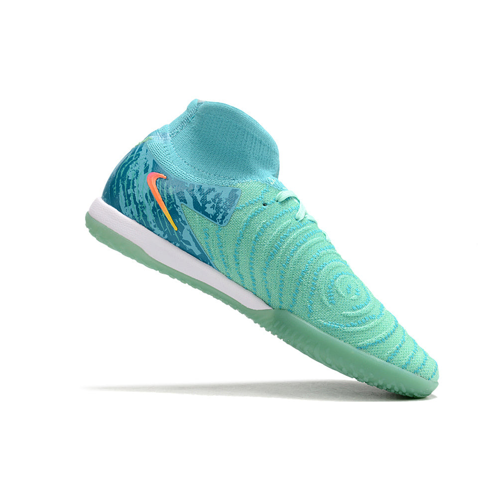 Chuteira Futsal Nike Phantom Luna Elite IC Azul e Verde 