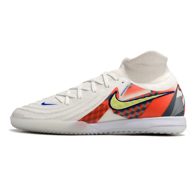 Chuteira Futsal Nike Phantom Luna Elite IC Branca e Vermelho 