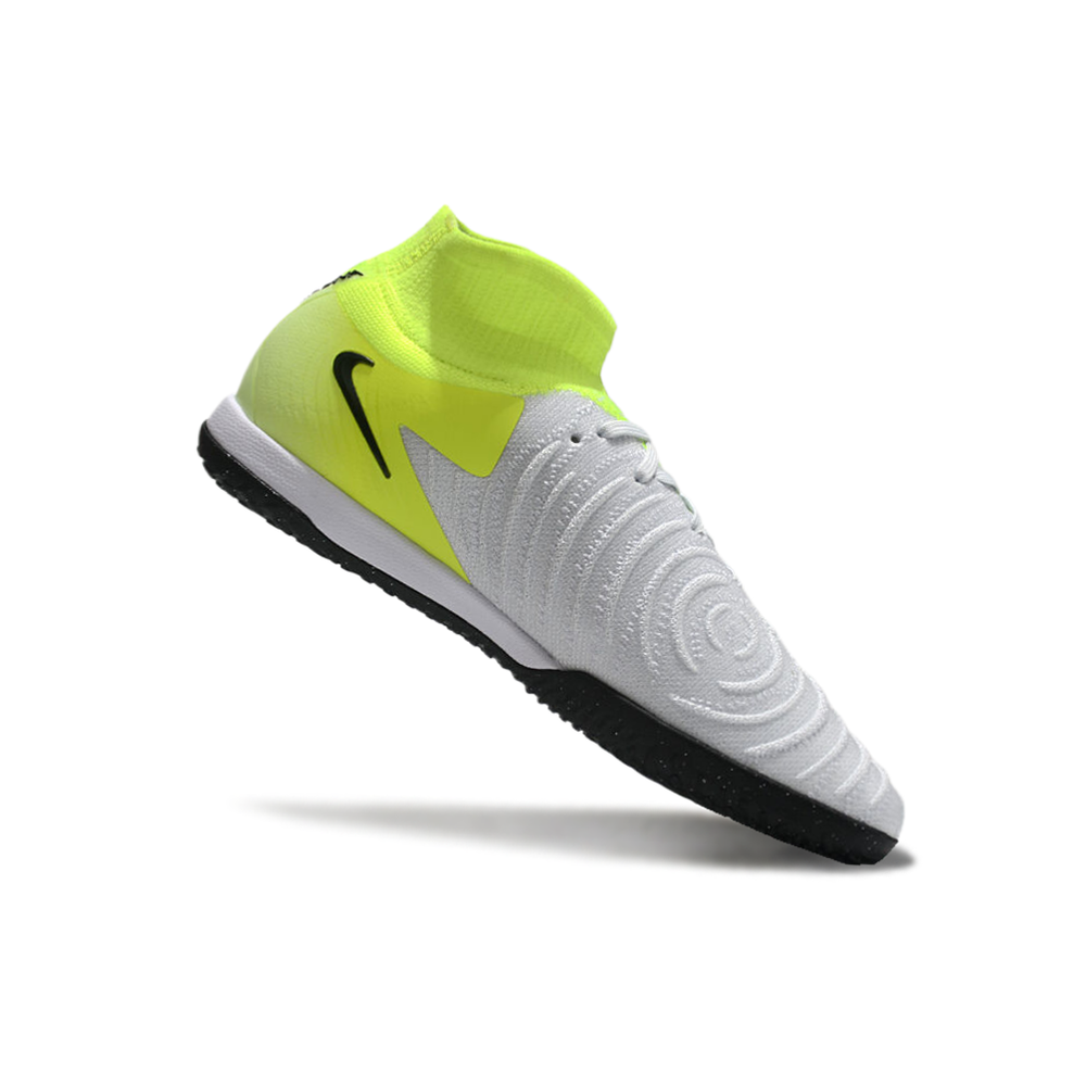 Chuteira Futsal Nike Phantom Luna Elite IC Cinza e Verde 