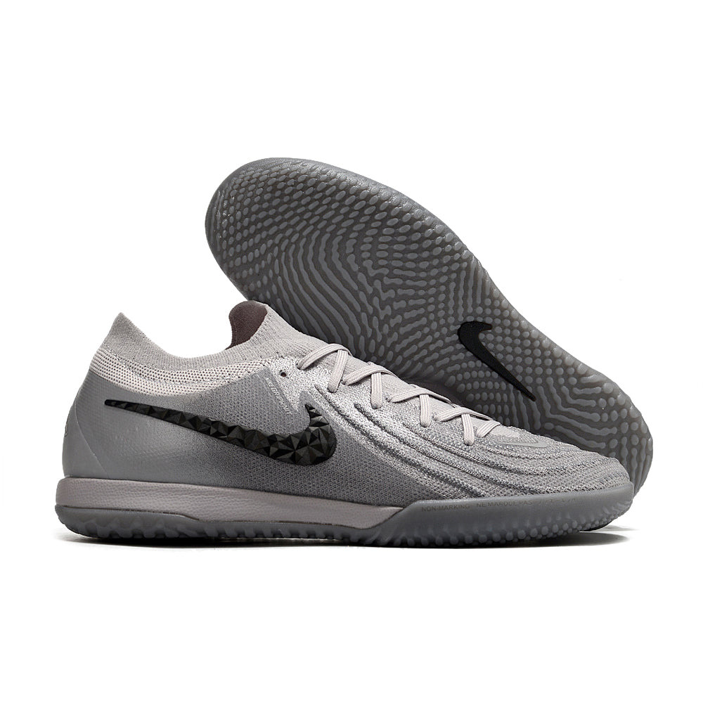 Chuteira Futsal Nike Phantom GX 2 Elite TF Cinza e Preta 