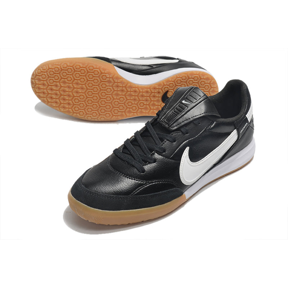 Chuteira Futsal Nike Premier 3 IC Preta e Branca