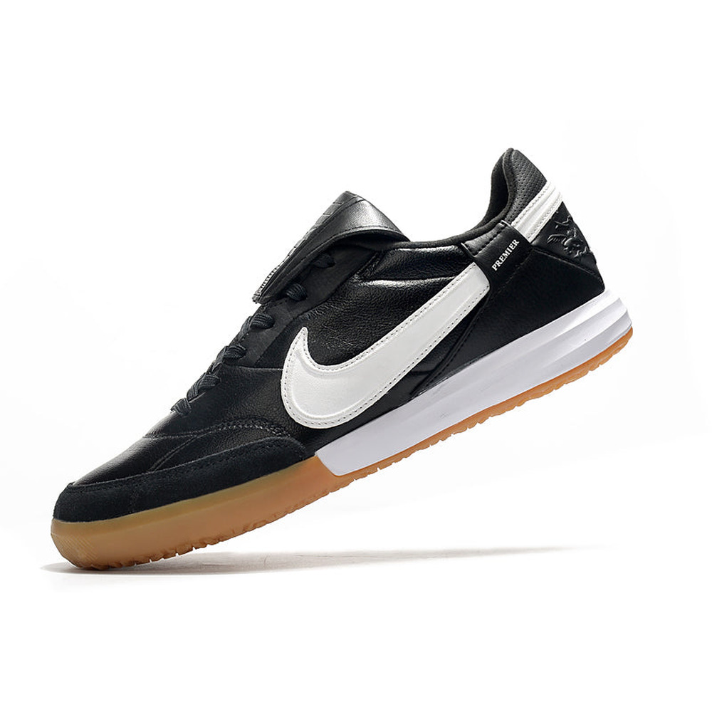 Chuteira Futsal Nike Premier 3 IC Preta e Branca