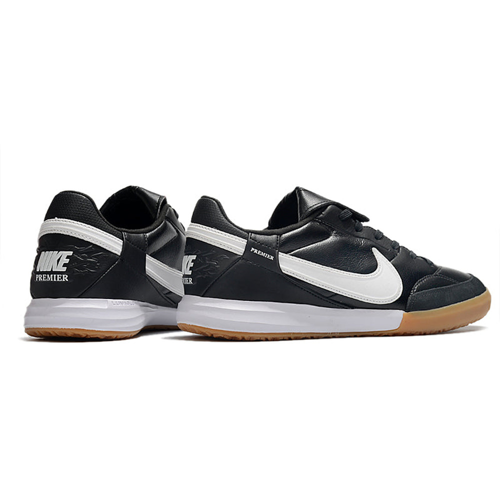 Chuteira Futsal Nike Premier 3 IC Preta e Branca