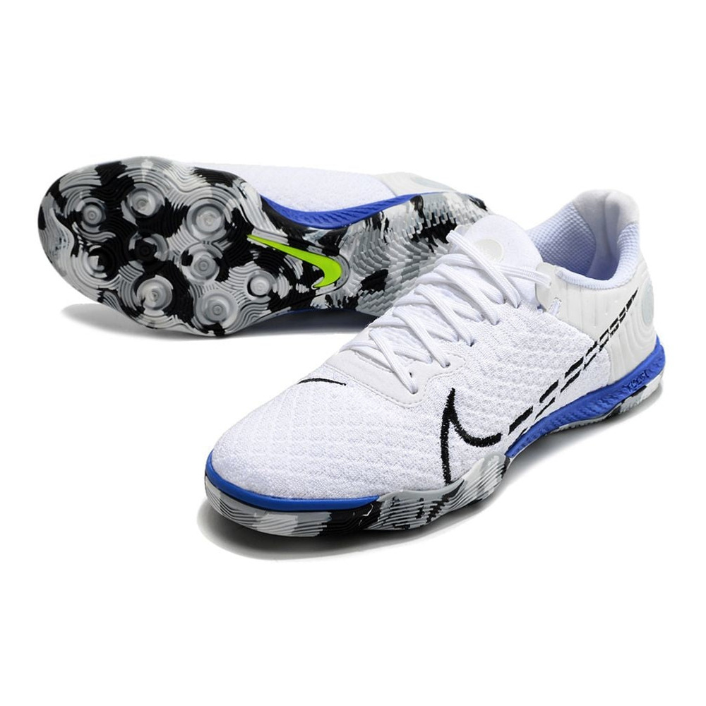 Chuteira Futsal Nike React Gato IC Branca e Preta