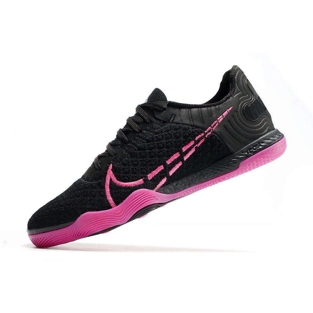 Chuteira Futsal Nike React Gato IC Preto e Rosa