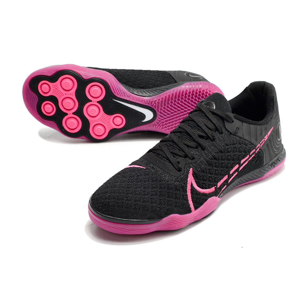 Chuteira Futsal Nike React Gato IC Preto e Rosa