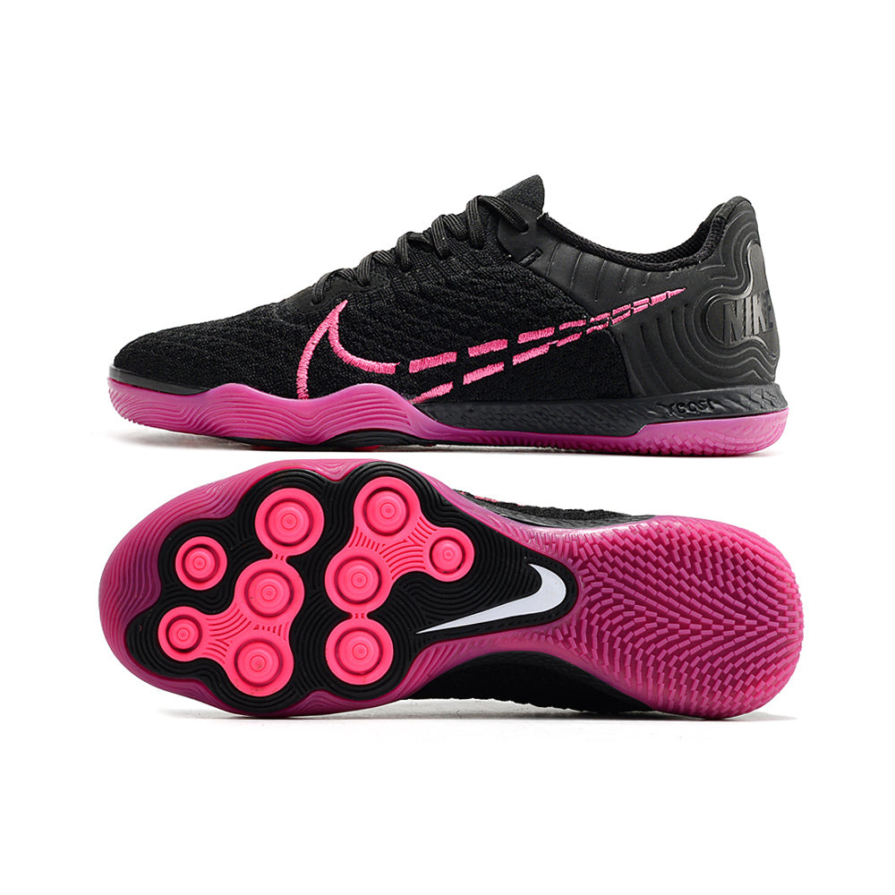 Chuteira Futsal Nike React Gato IC Preto e Rosa