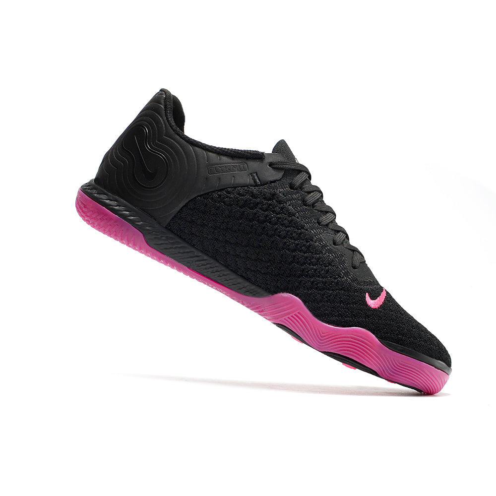 Chuteira Futsal Nike React Gato IC Preto e Rosa
