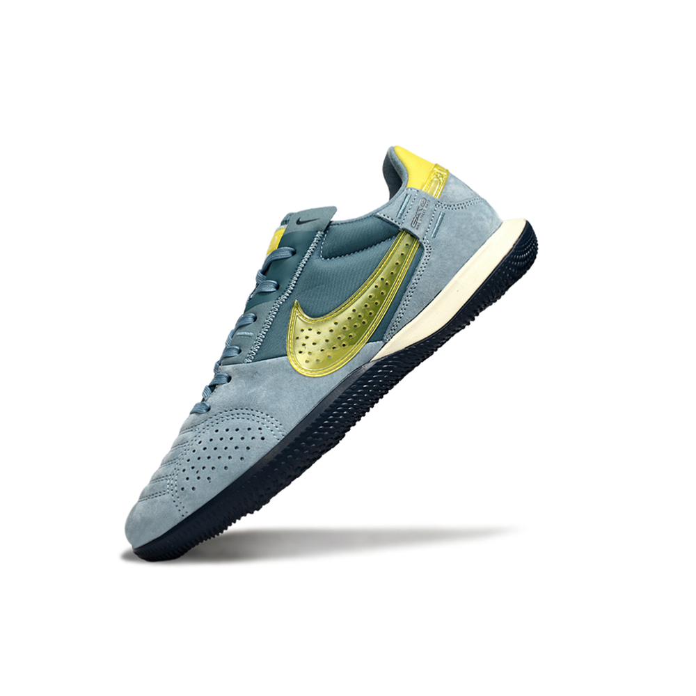 Chuteira Futsal Nike StreetGato IC Azul e Amarelo