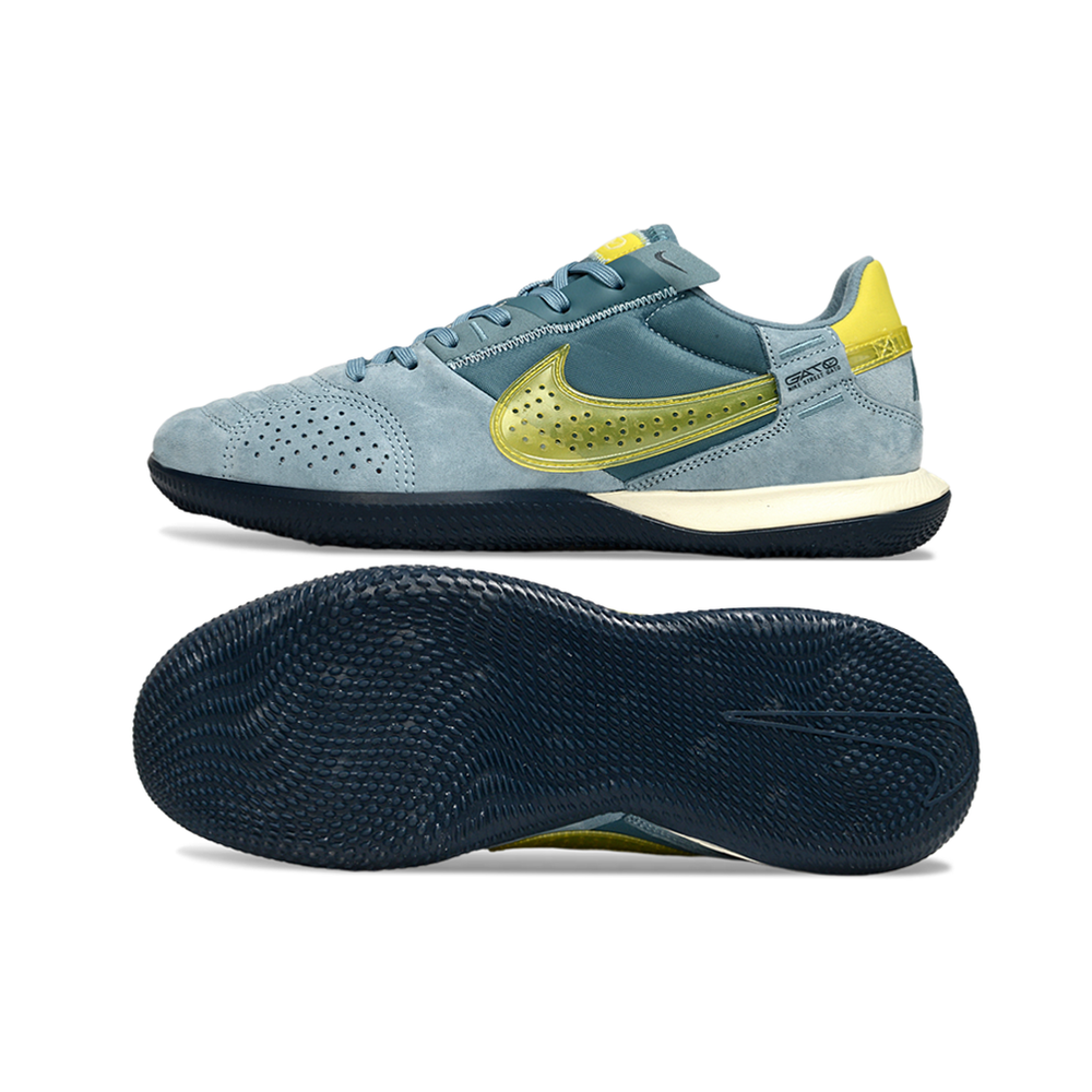 Chuteira Futsal Nike StreetGato IC Azul e Amarelo