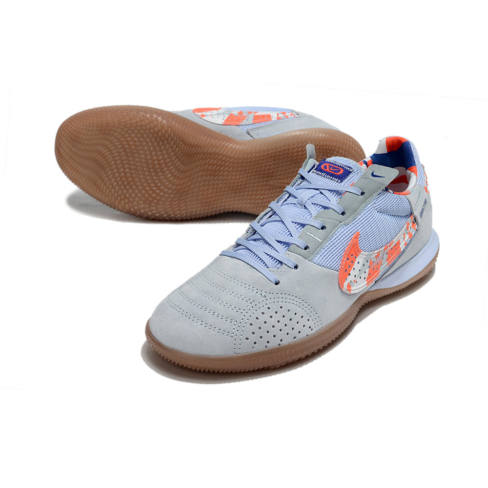 Chuteira Futsal Nike StreetGato IC Azul e Laranja