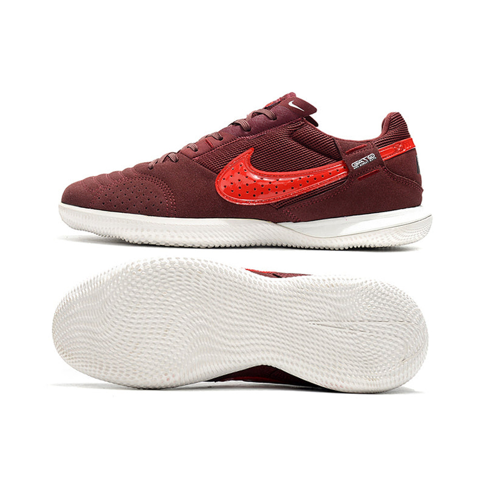 Chuteira Futsal Nike StreetGato IC Bordo e Vermelho