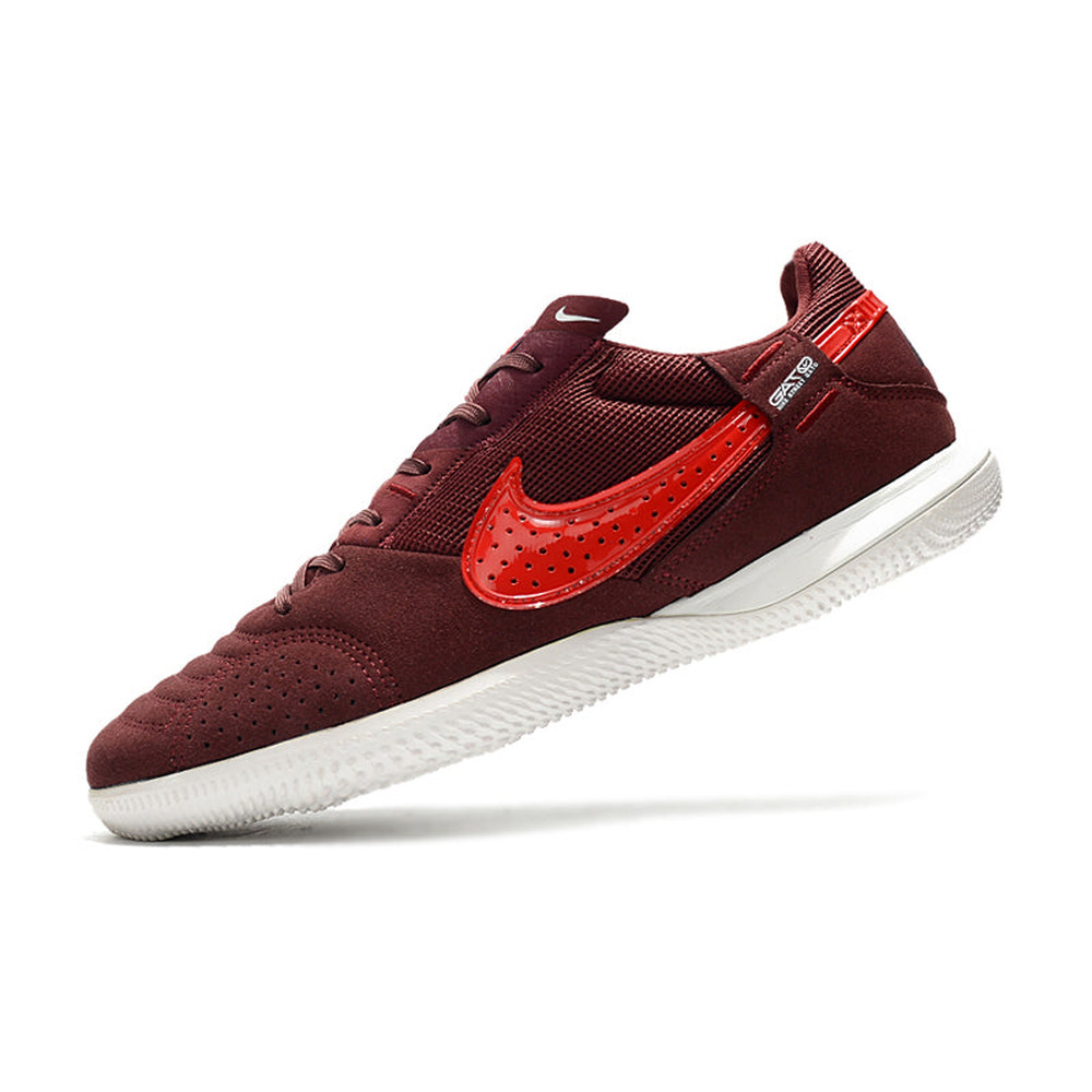 Chuteira Futsal Nike StreetGato IC Bordo e Vermelho
