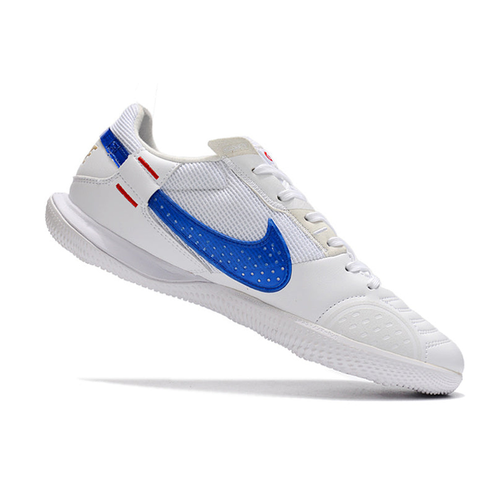 Chuteira Futsal Nike StreetGato IC Branca e Azul