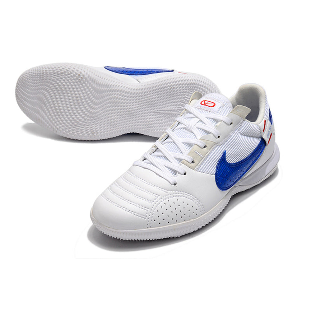 Chuteira Futsal Nike StreetGato IC Branca e Azul