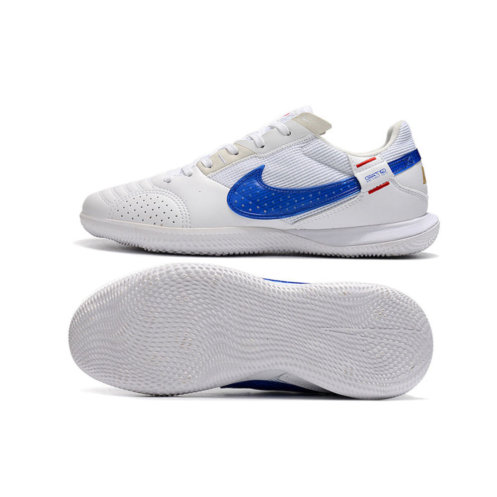 Chuteira Futsal Nike StreetGato IC Branca e Azul