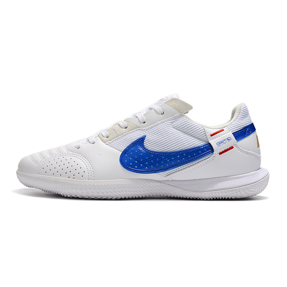 Chuteira Futsal Nike StreetGato IC Branca e Azul