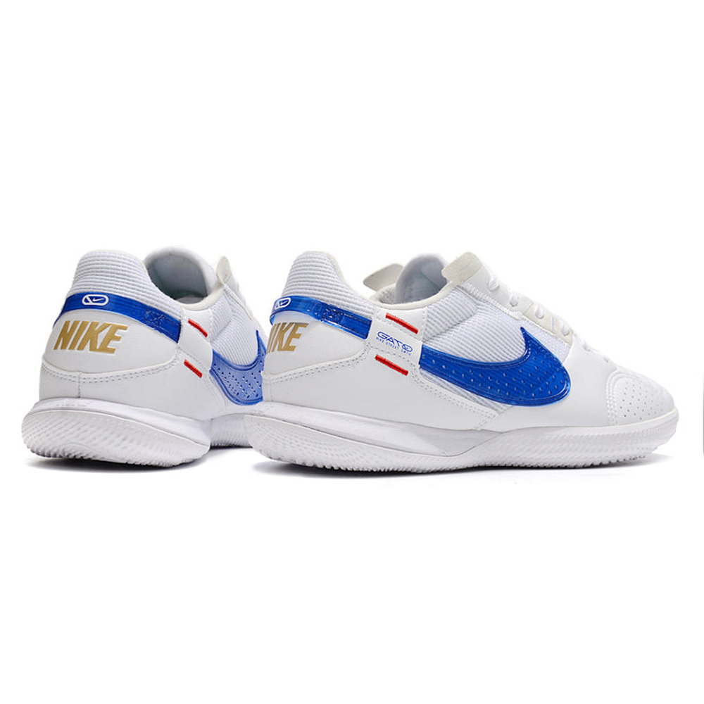 Chuteira Futsal Nike StreetGato IC Branca e Azul
