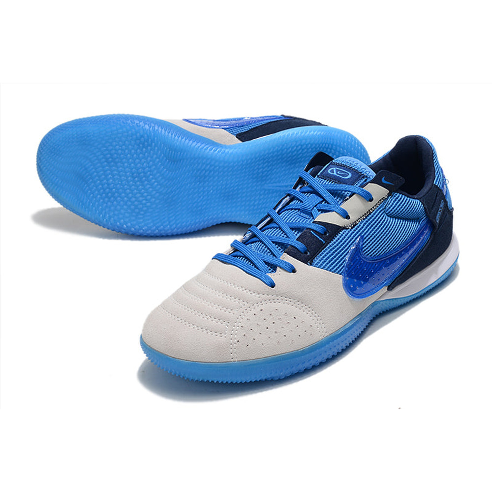 Chuteira Futsal Nike StreetGato IC Cinza e Azul