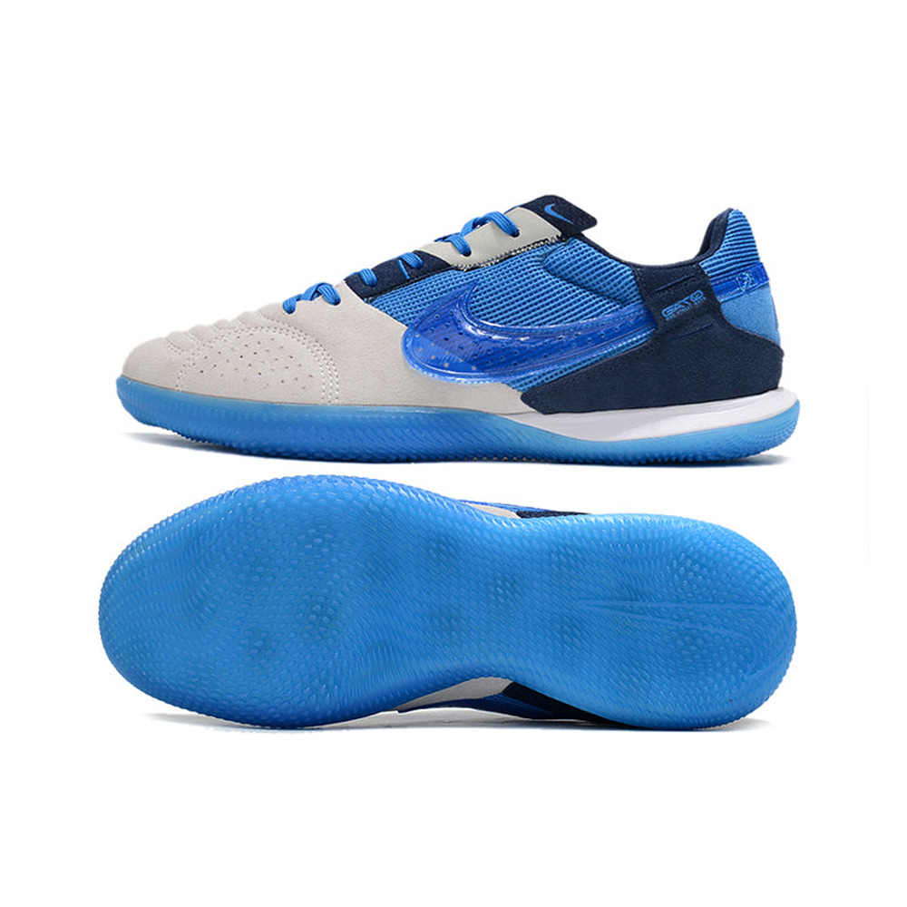 Chuteira Futsal Nike StreetGato IC Cinza e Azul
