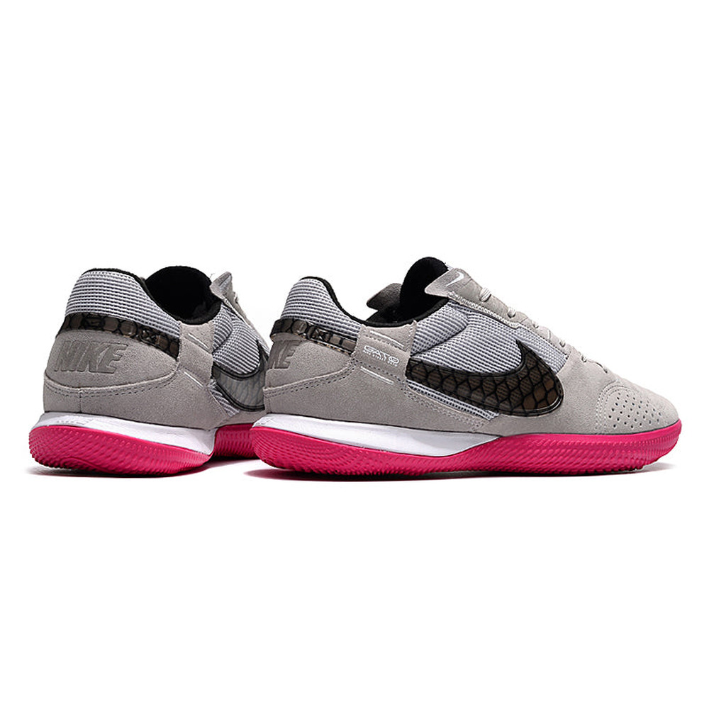 Chuteira Futsal Nike StreetGato IC Cinza e Rosa