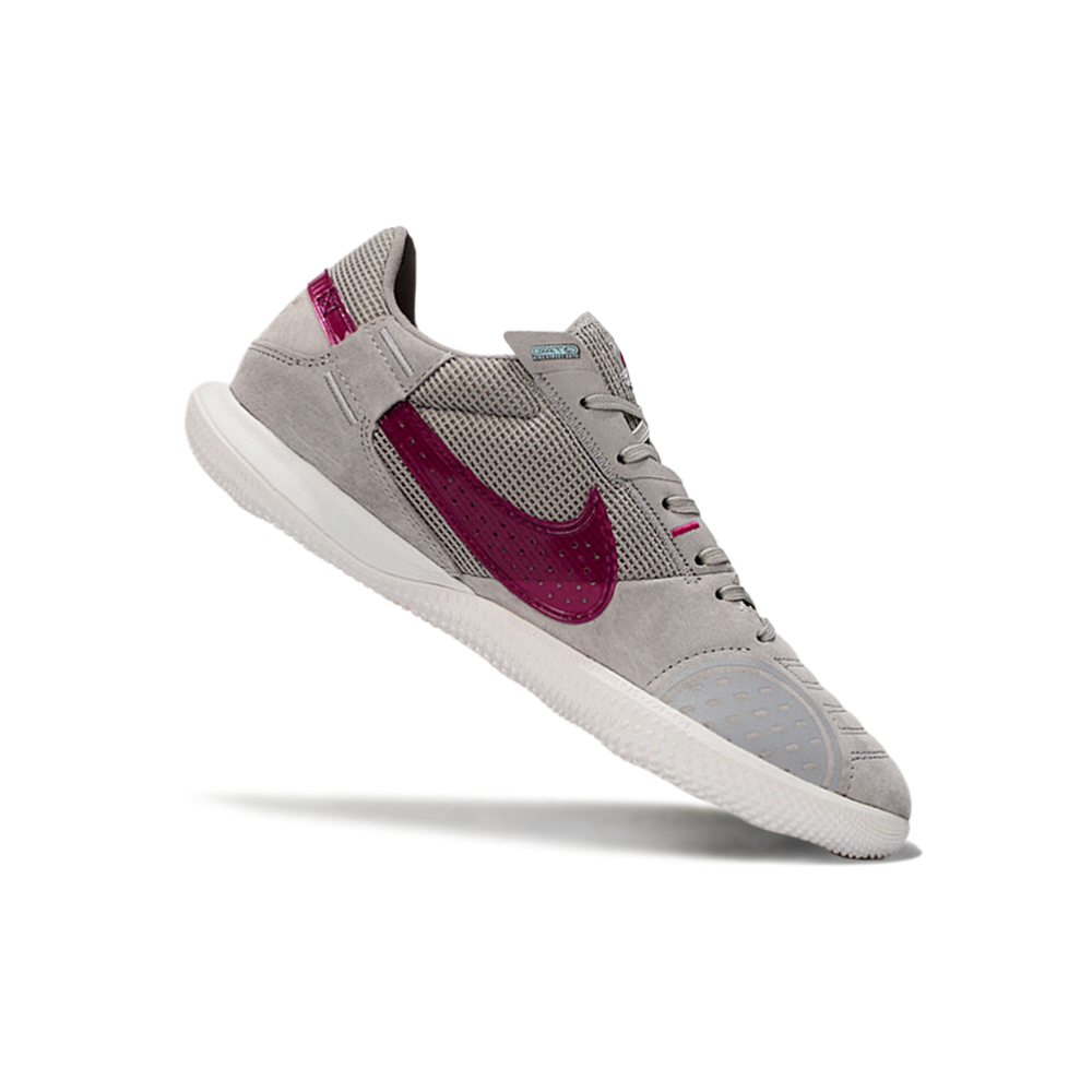 Chuteira Futsal Nike StreetGato IC Cinza e Roxo
