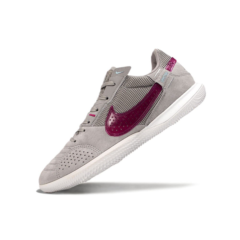 Chuteira Futsal Nike StreetGato IC Cinza e Roxo