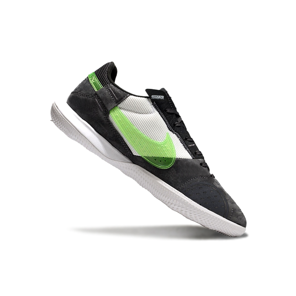 Chuteira Futsal Nike StreetGato IC Cinza e Verde