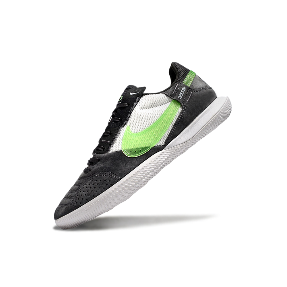 Chuteira Futsal Nike StreetGato IC Cinza e Verde