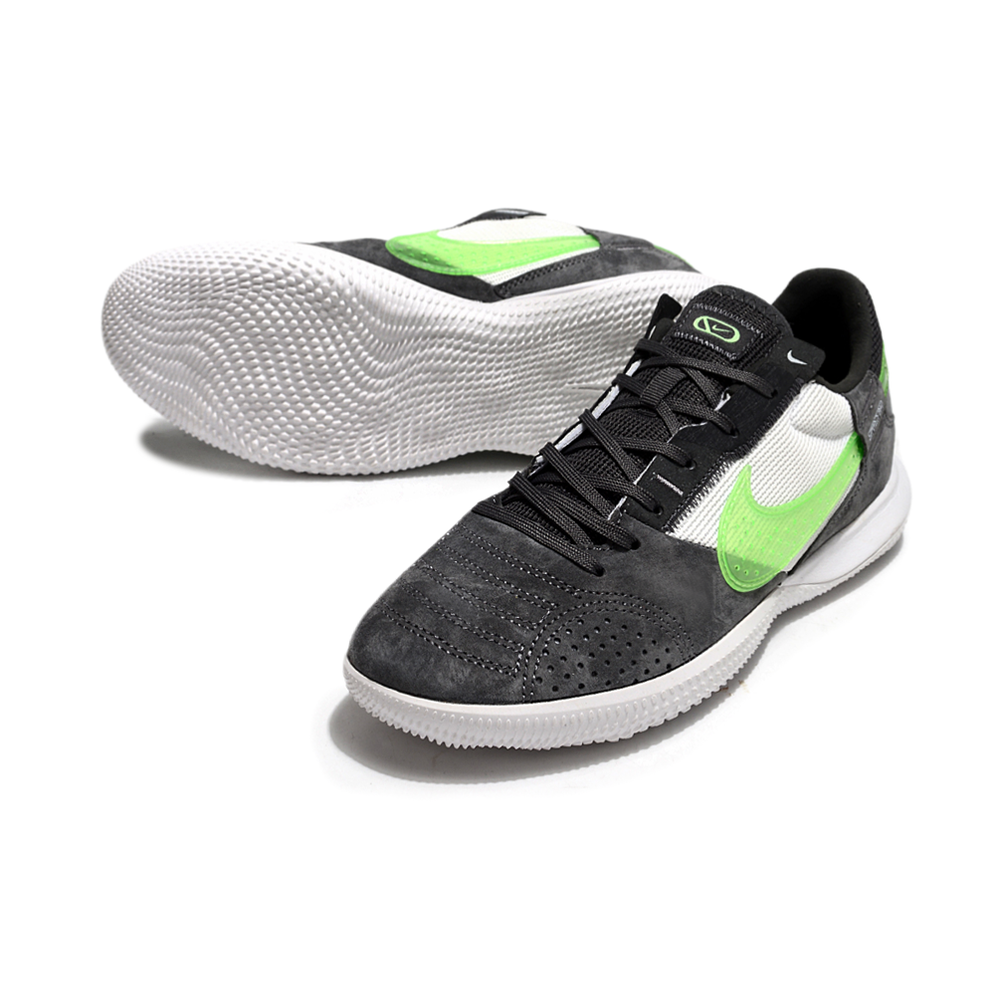 Chuteira Futsal Nike StreetGato IC Cinza e Verde