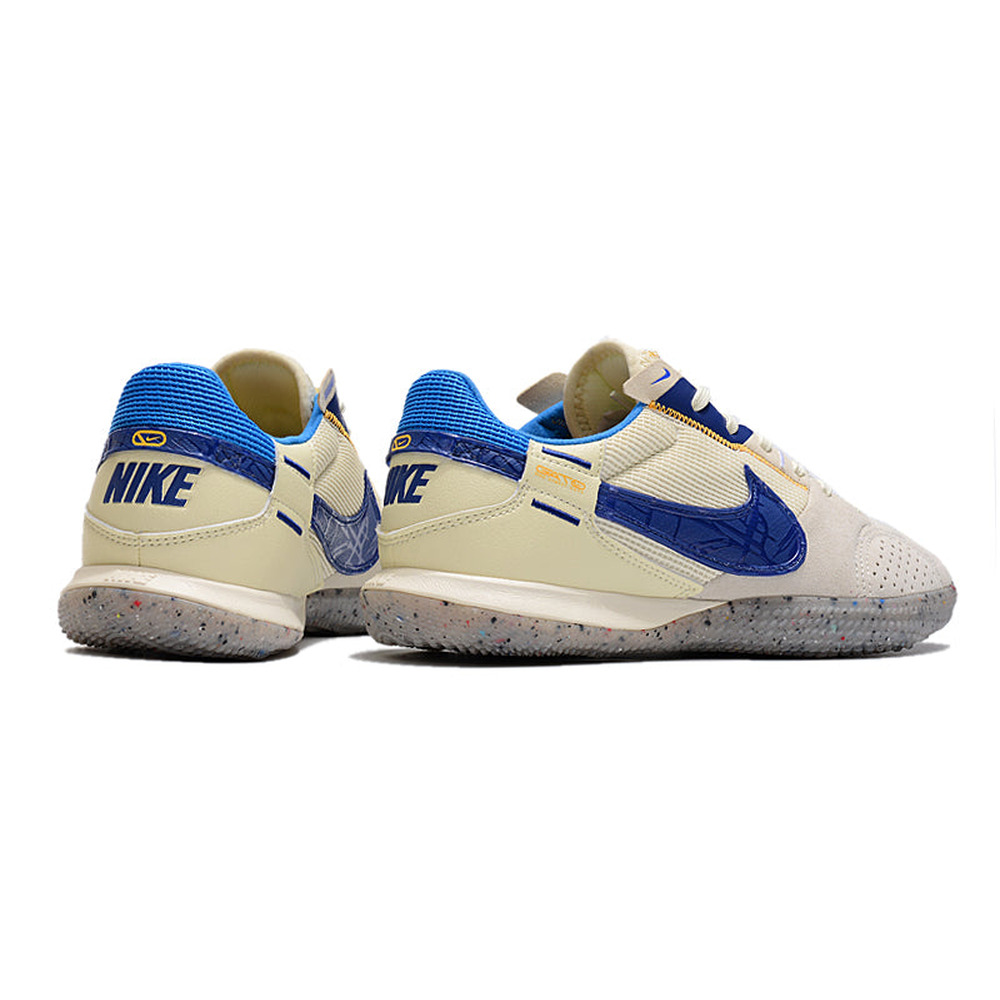Chuteira Futsal Nike StreetGato IC Cinza, Bege e Azul