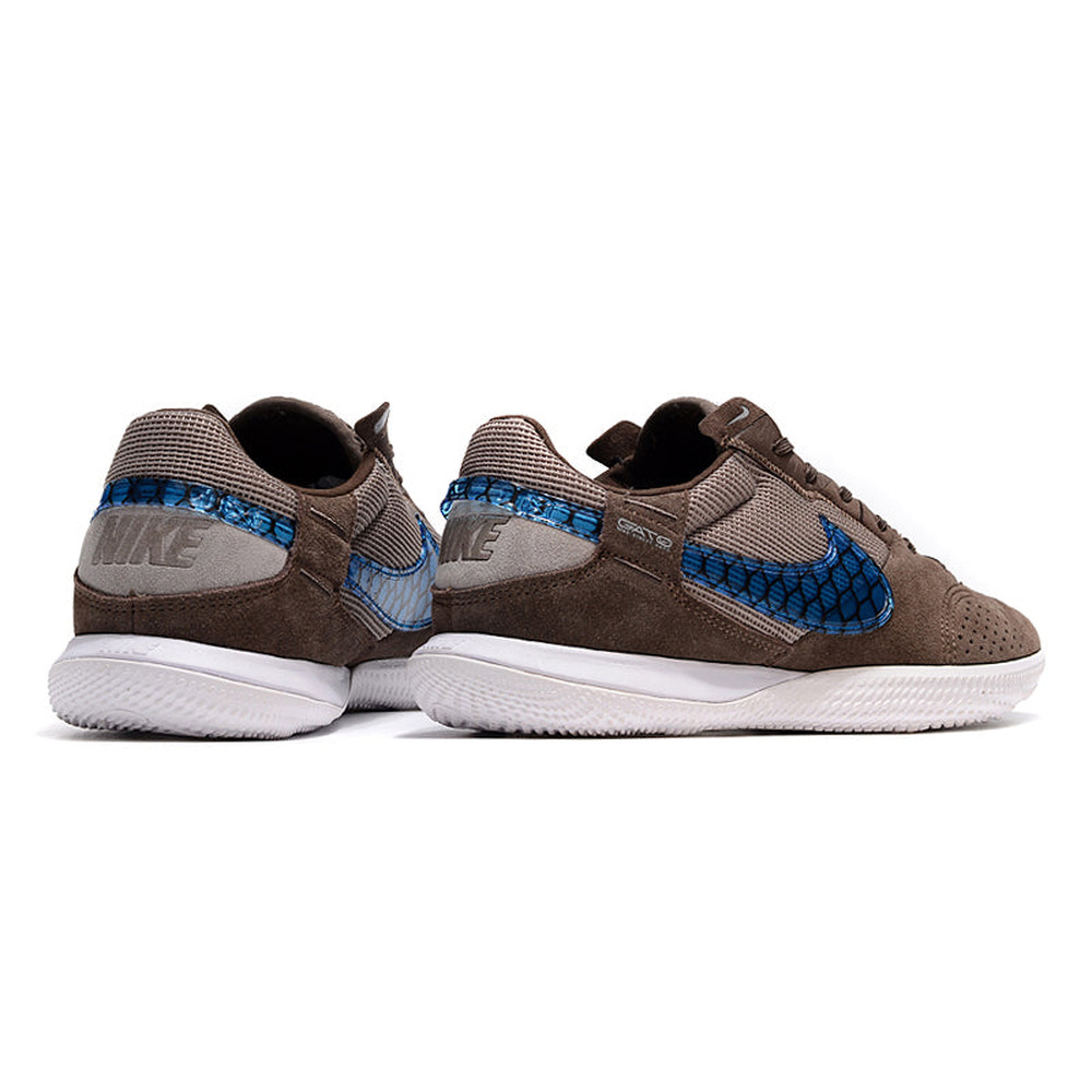 Chuteira Futsal Nike StreetGato IC Marrom e Azul