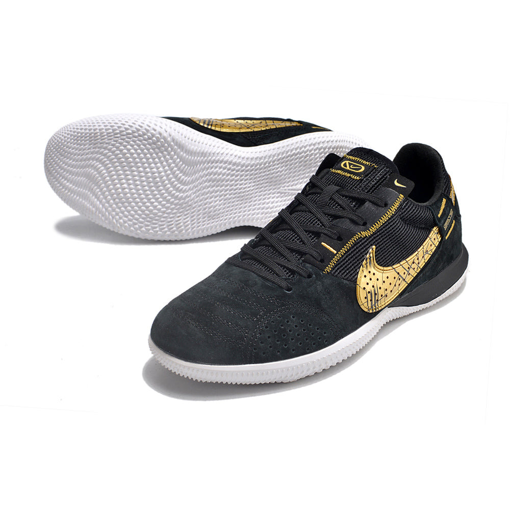 Chuteira Futsal Nike StreetGato IC Preta e Dourada