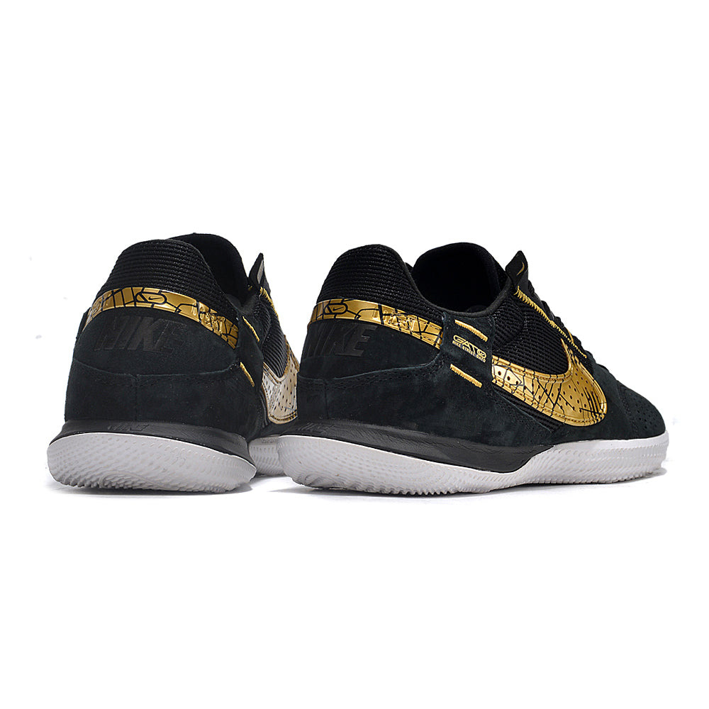 Chuteira Futsal Nike StreetGato IC Preta e Dourada