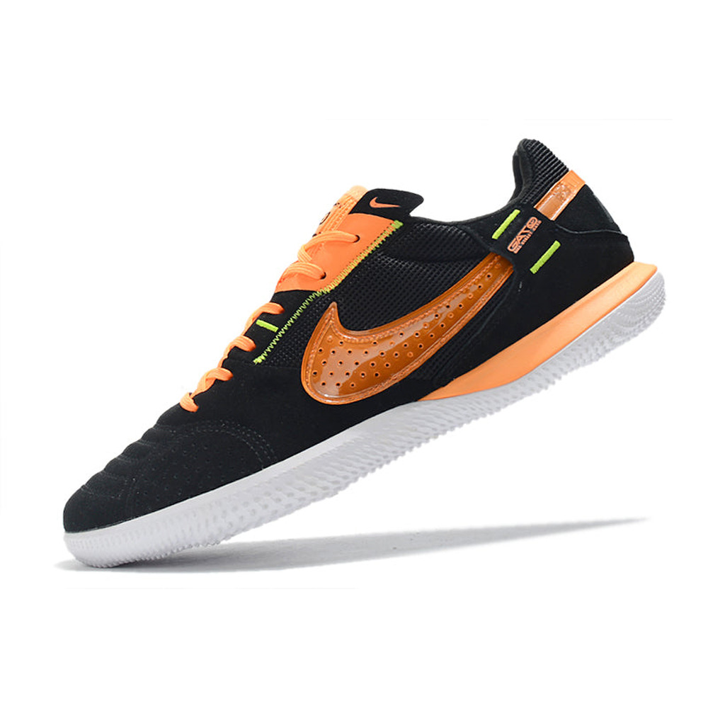 Chuteira Futsal Nike StreetGato IC Preta e Laranja