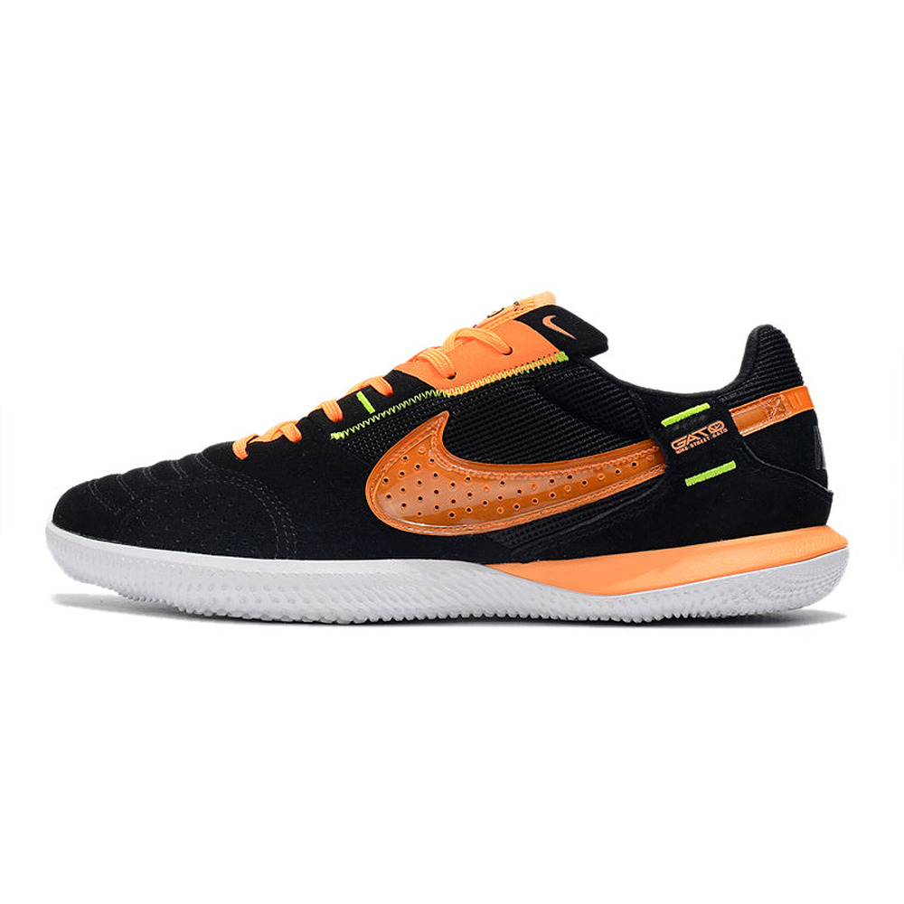 Chuteira Futsal Nike StreetGato IC Preta e Laranja