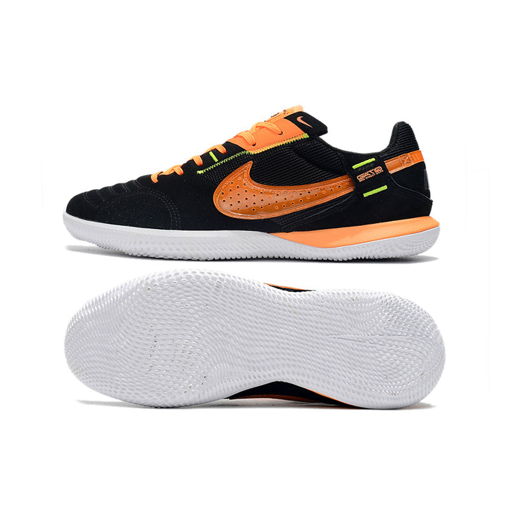 Chuteira Futsal Nike StreetGato IC Preta e Laranja