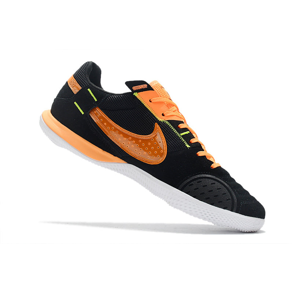 Chuteira Futsal Nike StreetGato IC Preta e Laranja