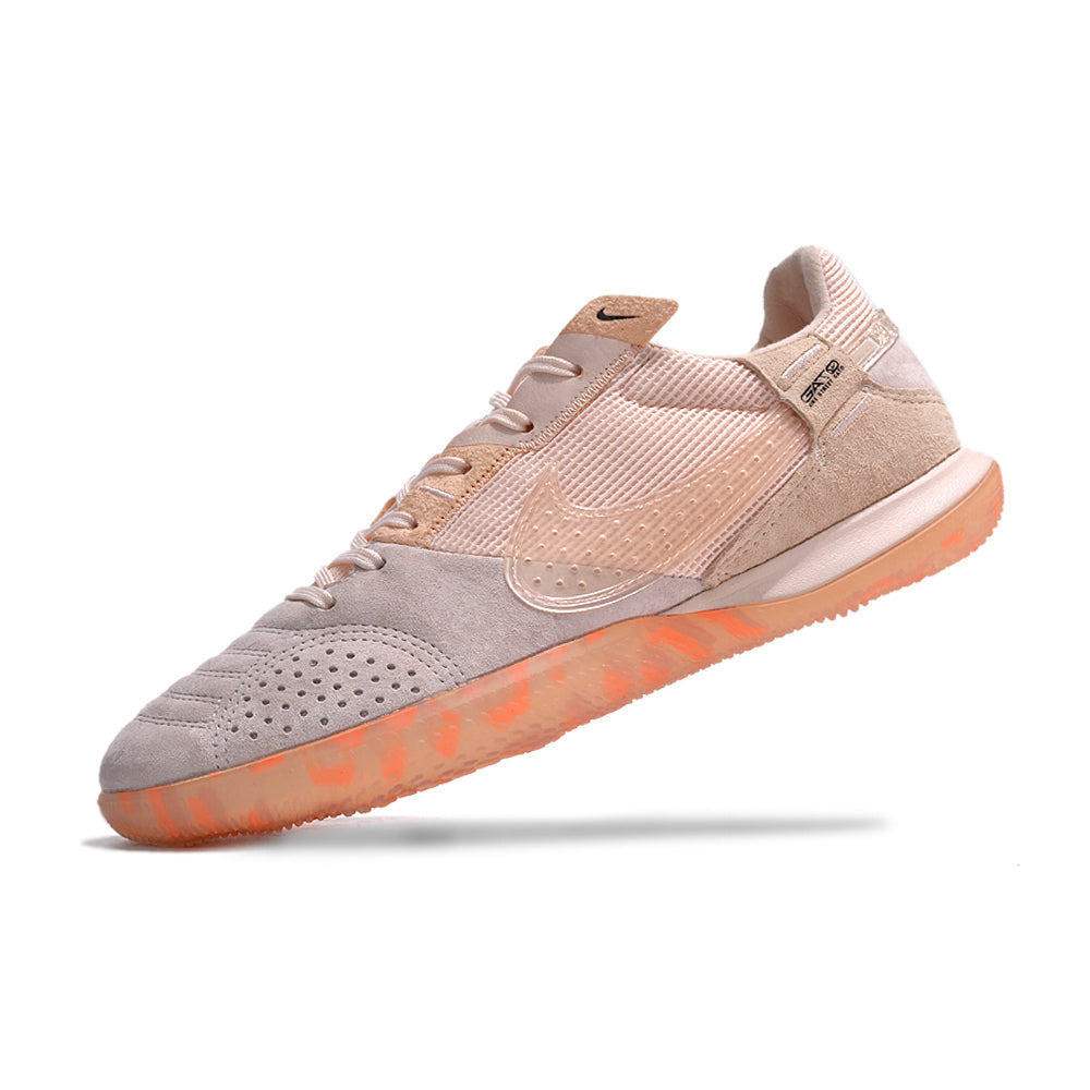 Chuteira Futsal Nike StreetGato IC Rosa e Cinza