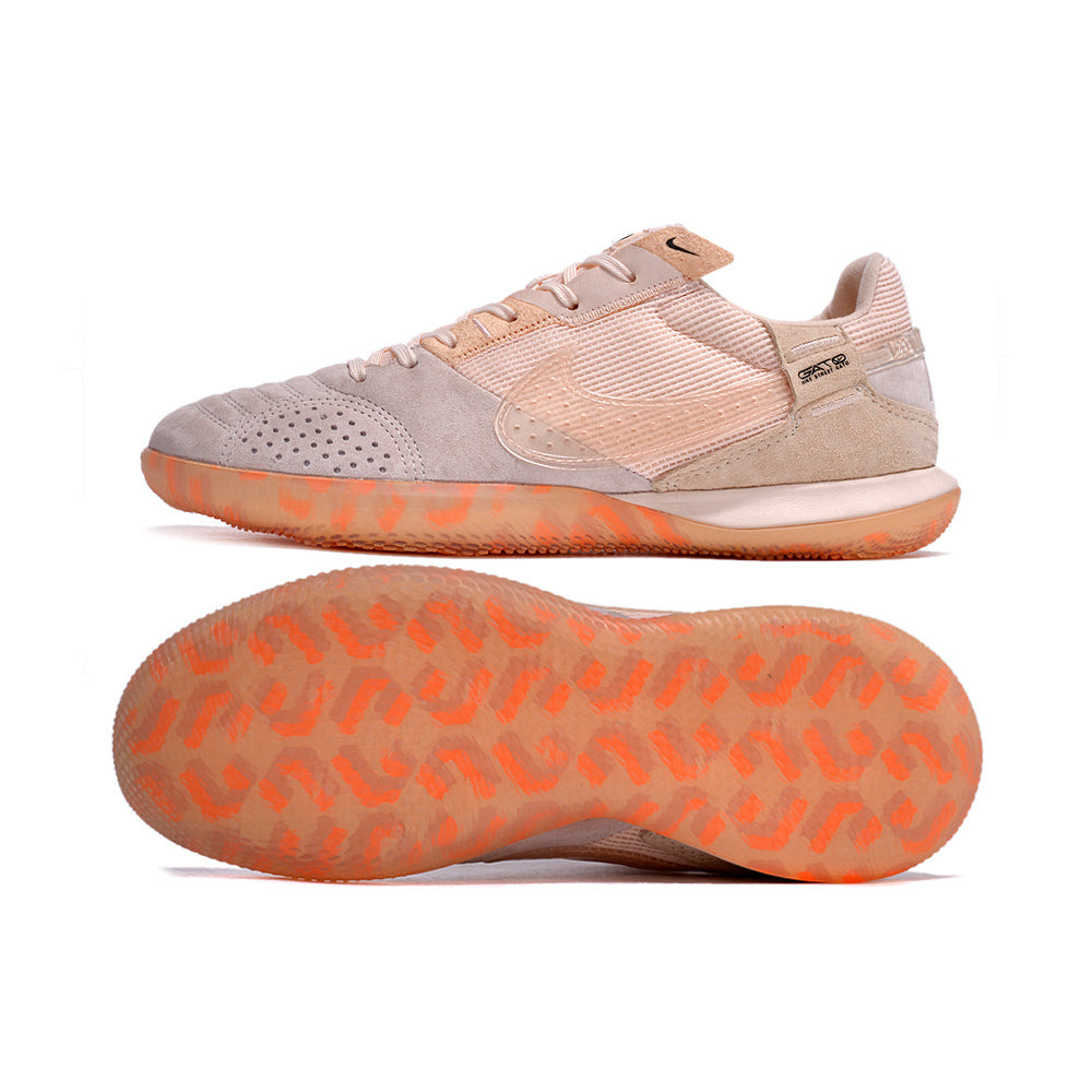 Chuteira Futsal Nike StreetGato IC Rosa e Cinza