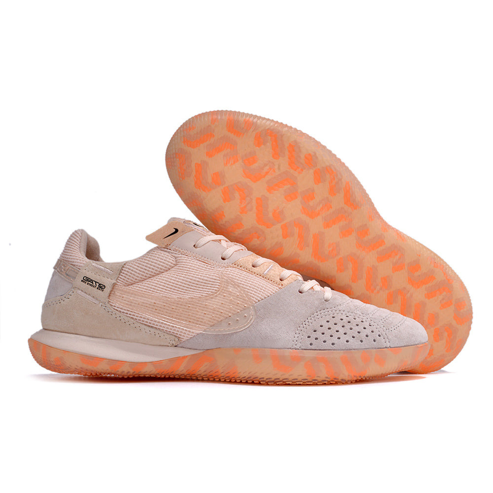 Chuteira Futsal Nike StreetGato IC Rosa e Cinza