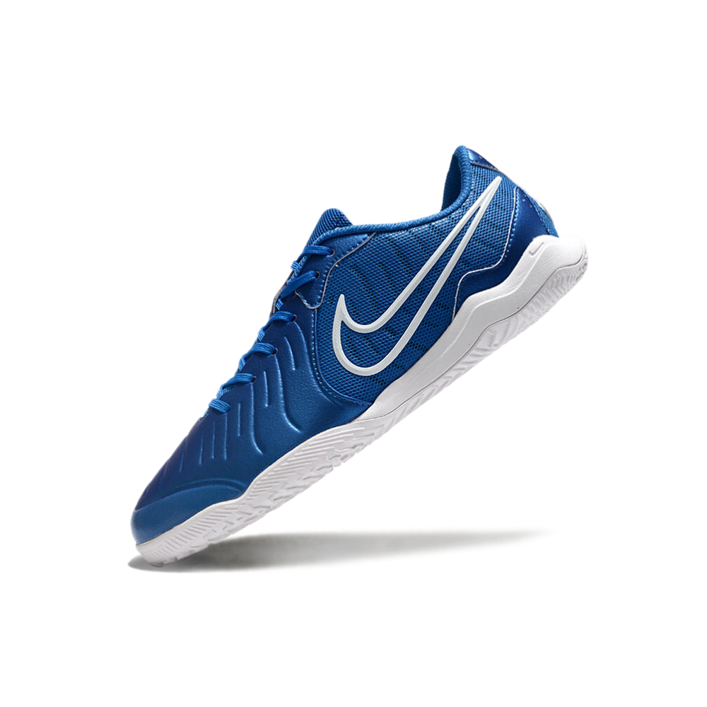 Chuteira Futsal Nike Tiempo Legend 10 Academy IC Azul e Branco 