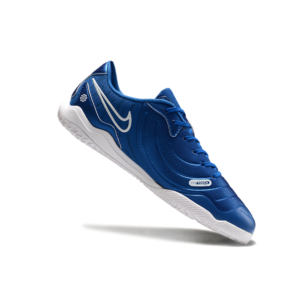 Chuteira Futsal Nike Tiempo Legend 10 Academy IC Azul e Branco 