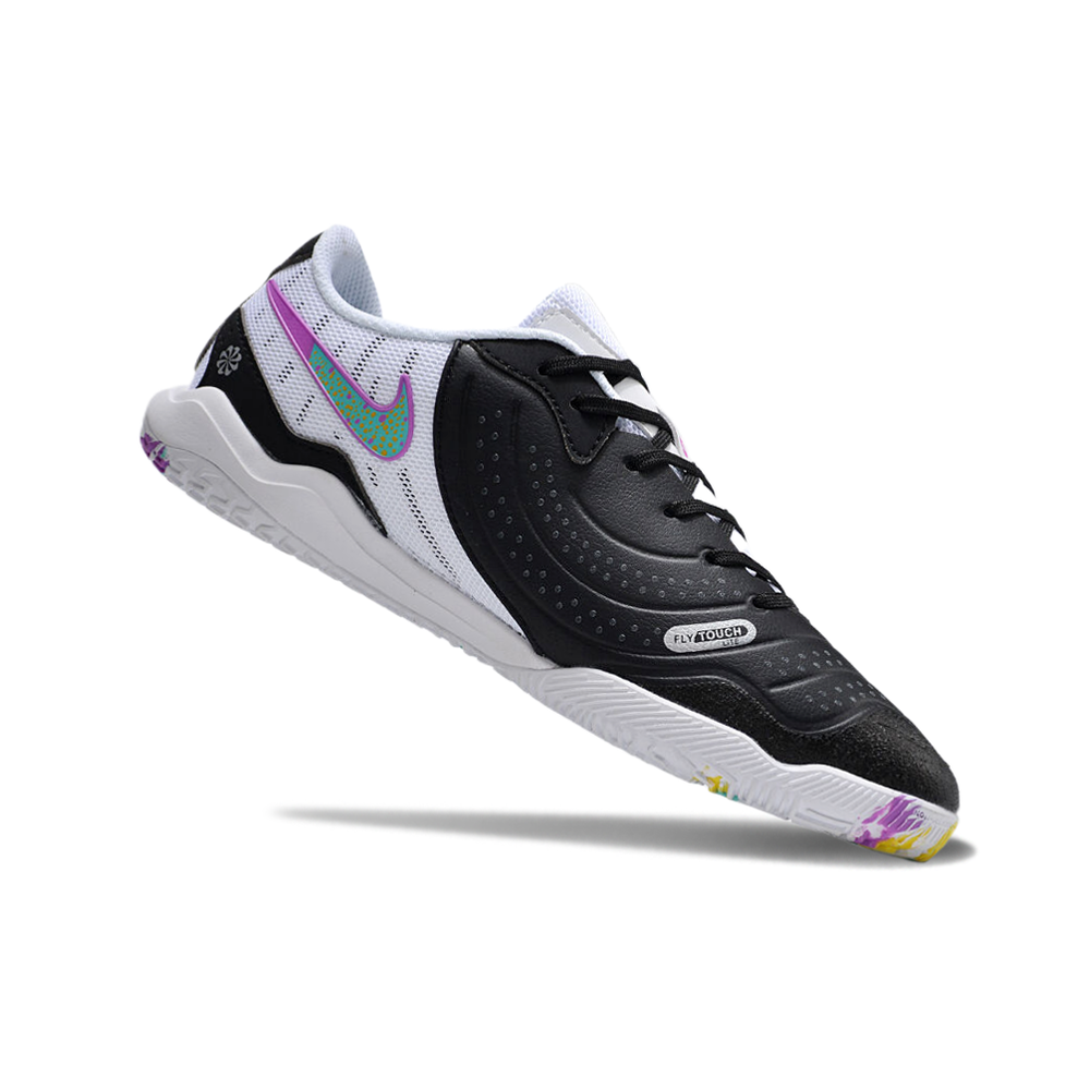 Chuteira Futsal Nike Tiempo Legend 10 Academy IC Branca e Preta