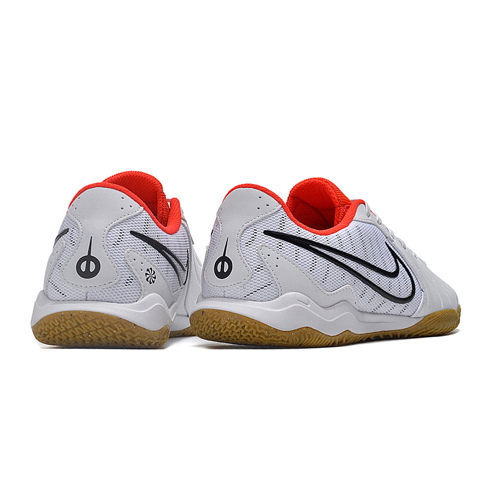 Chuteira Futsal Nike Tiempo Legend 10 Academy IC Branca e Vermelha 