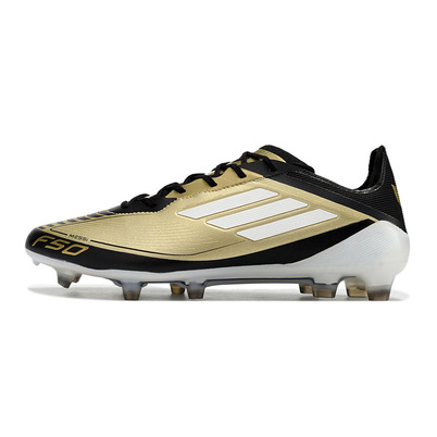 Chuteira Campo Adidas F50 Messi FG Preto e Dourado 