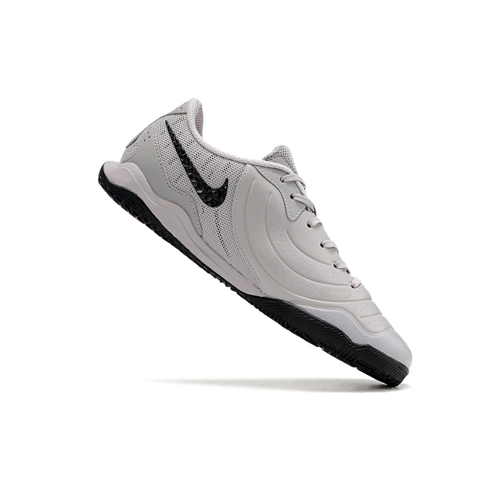 Chuteira Futsal Nike Tiempo Legend 10 Academy IC Prata e Preto 