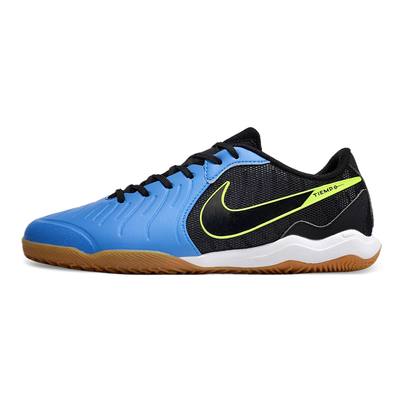 Chuteira Futsal Nike Tiempo Legend 10 Academy IC Preta e Azul