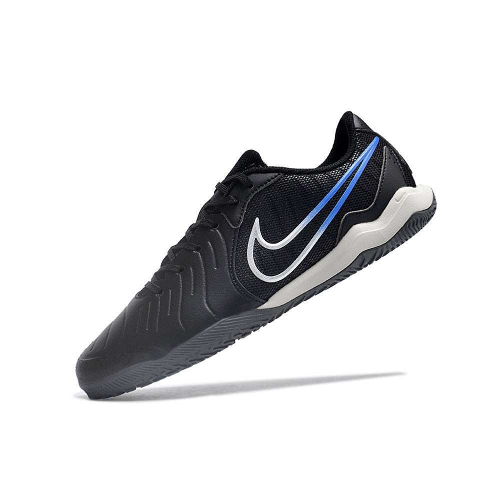 Chuteira Futsal Nike Tiempo Legend 10 Academy IC Preta e Azul 