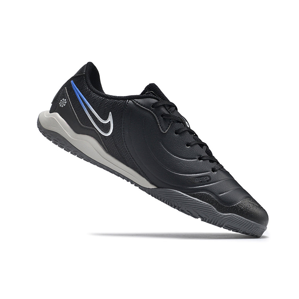 Chuteira Futsal Nike Tiempo Legend 10 Academy IC Preta e Azul 